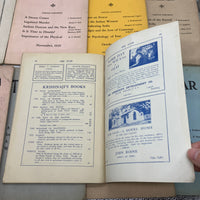 11 Issue Lot The Star International Magazine 1928-29 J Krishnamurti Ojai CA Good