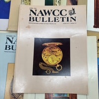 18 Lot NAWCC Bulletin National Association of Watch & Clock Collectors 1990s VG