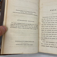 1st Ed Cruise of the Betsey & Rambles of Geologist (1858) Hugh Miller Leather HC