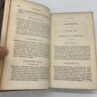 1st Ed Cruise of the Betsey & Rambles of Geologist (1858) Hugh Miller Leather HC