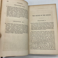 1st Ed Cruise of the Betsey & Rambles of Geologist (1858) Hugh Miller Leather HC