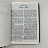 Holy Bible Revised Standard Version RSV (1962) World Concordance Bonded Leather w Carter-Parlier Genealogy