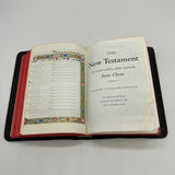 Holy Bible Revised Standard Version RSV (1962) World Concordance Bonded Leather w Carter-Parlier Genealogy