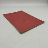 J. Krishnamurti's Talks, 1953, Verbatim Report at Ojai California Paperback Good
