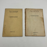 2 Lot Notes of Group Discussions at Madras w J. Krishnamurti, 1947-48, Pamphlets