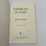 Publishers Review Copy American Hunger 1st Ed 1977 Richard Wright w Promo Letter