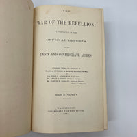 1899 War of Rebellion Official Records Ser. II Vol. V Prisoners of War & State