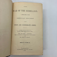 1899 War of Rebellion Official Records Ser III Vol III 1863 Union Correspondence