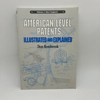 Signed American Level Patents Volume 1 New England (2000) Don Rosebrook PB Good