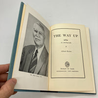 First Edition The Way Up An Autobiography (1961) Albert Keiser HC DJ Very Good