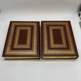 Signed John Keegan The First and Second World War Easton Press HC Leather Fine