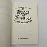 Songs and Sayings of an Ulster Childhood 1983 Alice Kane Edith Fowke HC DJ Good