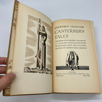 The Canterbury Tales (1934) Geoffrey Chaucer Rockwell Kent Illustrated HC Good