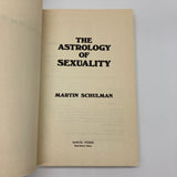 The Astrology of Sexuality (1988) Martin Schulman Occult Paperback Very Good