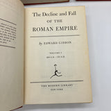 The Decline and Fall of the Roman Empire 3 Vol. Set Edward Gibbon Modern Library