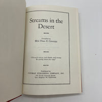 Streams in the Desert (1950) Mrs. Chas Cowman Devotional Hardcover Slipcase Good