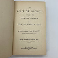 1889 War of the Rebellion Official Records Series I Vol XXIV Pt 1 1863 Vicksburg