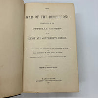 1887 War of the Rebellion Official Records Series I Vol XVIII Aug 1862-June 1863