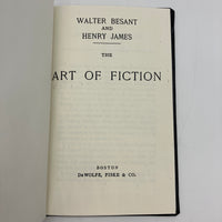 The Art of Fiction by Walter Besant & Henry James Library Binding Photocopy HC