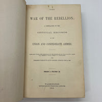 1883 War of the Rebellion Official Records Series I Vol IX Correspondence 1862