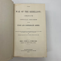 1884 The War of the Rebellion Official Records Series I Vol. XI Part 2 Reports