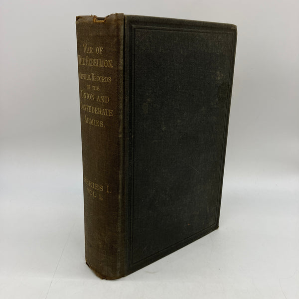 1880 The War of the Rebellion Official Records Series I Vol. I State Secessions