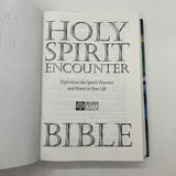 Holy Spirit Encounter Bible New Living Translation (1997) Hardcover DJ Very Good