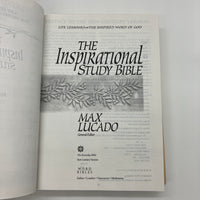 Inspirational Study Bible New Century Version (1995) Max Lucado HC DJ Very Good