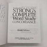 Strongs Complete Word Study Concordance Expanded Edition w CD-ROM 2004 Very Good