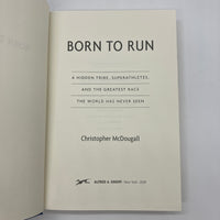 Born to Run (2009) Christopher McDougall Barefoot Running Hardcover Good