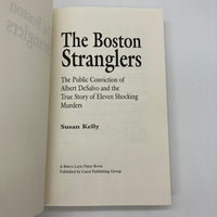 First Edition The Boston Stranglers 1995 Susan Kelly True Crime Hardcover Very Good