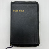 Vintage Collins Clear-Type Press KJV Holy Bible (1953) UK Bonded Leather Good