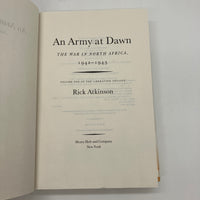 An Army at Dawn: Liberation Trilogy Vol. 1 (2002) Rick Atkinson WW2 History HC Very Good