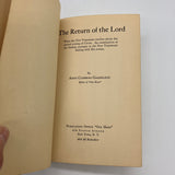 The Return of the Lord (1925) Arno Gaebelein New Testament Christ Study HC Good