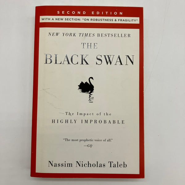 The Black Swan 2nd Edition 2010 Nassim Nicholas Taleb Paperback Very Good