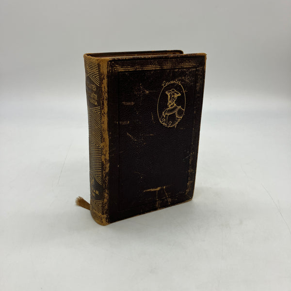 Don Quijote Spanish Language (1942) Miguel de Cervantes M. Aguilar Leather Good
