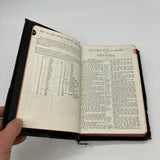 Vintage KJV Bible 1945 Thomas Nelson Bonded Leather Index Red Letter Plates Maps