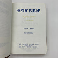 Giant Print Faith Partners Edition KJV Holy Bible Reference Bonded Leather Clean