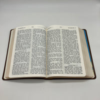 Giant Print Faith Partners Edition KJV Holy Bible Reference Bonded Leather Clean