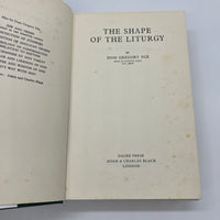 The Shape of the Liturgy (1964) Dom Gregory Dix UK 2nd Edition Hardcover DJ Good