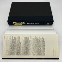 Plausible Denial Was the CIA Involved in JFK Assassination 1991 Mark Lane HC VG