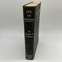 Sex In Prison 1934 Joseph Fishman Inspector of Federal Prisons HC First Edition