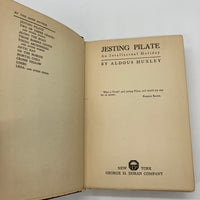 Jesting Pilate: An Intellectual Holiday 1926 Aldous Huxley Travel Diary HC Good