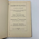 Daemonologia Edward Fairfax & Witchcraft 1882 William Grainge ExLib Facsimile HC