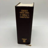 Obras Completas 1971 Federico Garcia Lorca Poet Playwright Spanish Leather Good