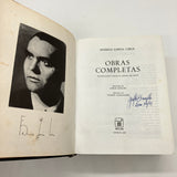 Obras Completas 1971 Federico Garcia Lorca Poet Playwright Spanish Leather Good