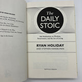 The Daily Stoic: 366 Meditations On Wisdom 2016 Ryan Holiday Hardcover Very Good