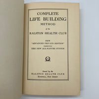 Complete Life Building Ralston Health Club (1926) Nature's Doctors HC Very Good