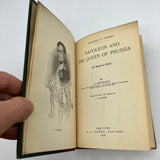 Napoleon and the Queen of Prussia 1906 Luise Muhlbach Illustrated Hardcover Good