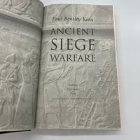 Ancient Siege Warfare (1999) Paul Kern Hardcover DJ First Edition Very Good